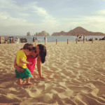 Los Cabos, mom and baby