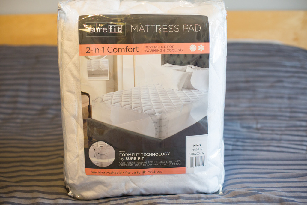 mattress pad for sound absorption