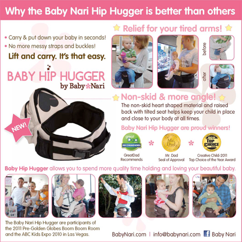 Baby Nari Hip Hugger Feature Giveaway OneSmileyMonkey