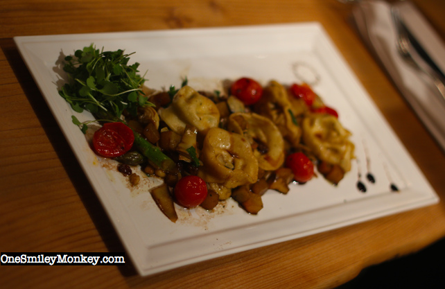 Ricotta,  Lemon Zest and Basil Tortellini 