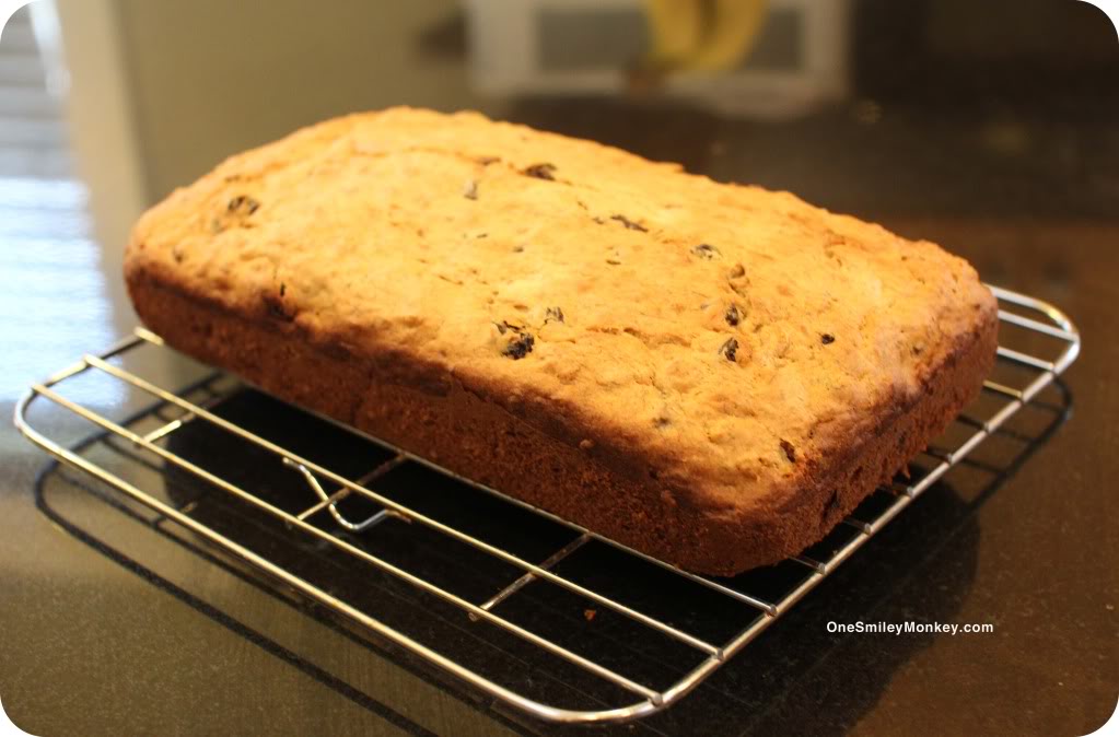 Banana Raisin Bread {Recipe}