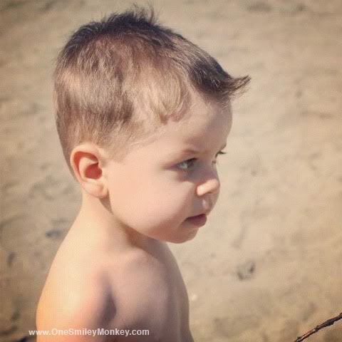 baby at the beach