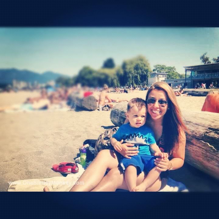 Mom and Baby at the Beach