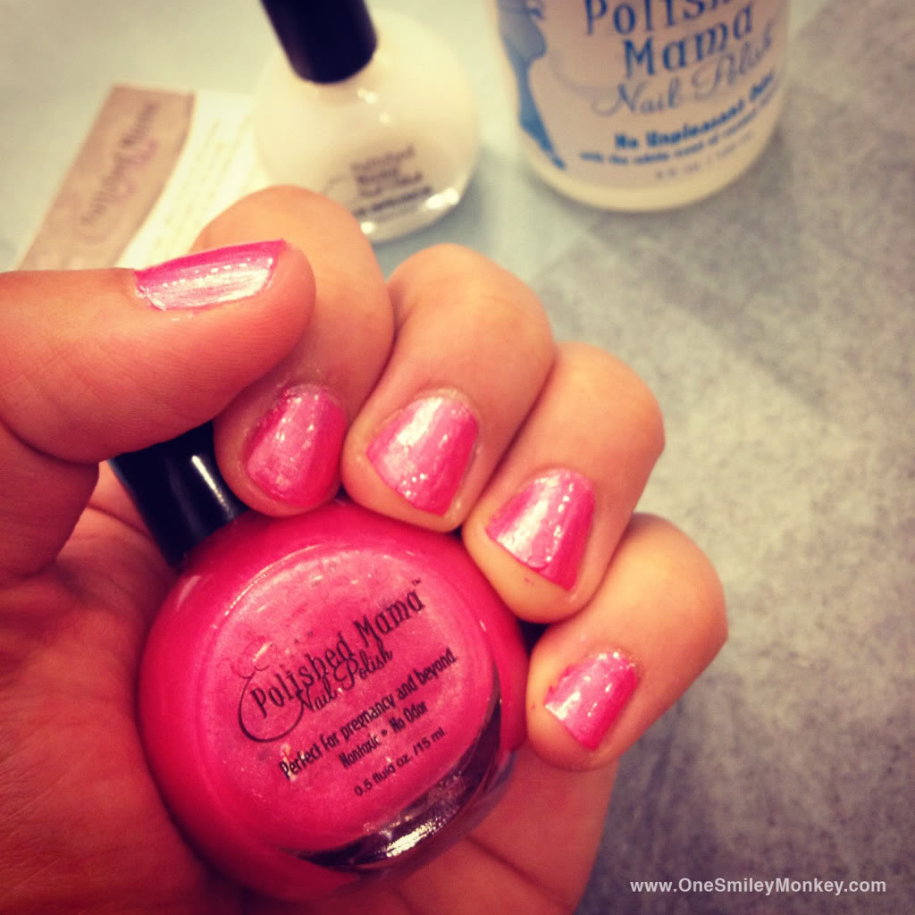 Polished Mama Non-Toxic Nail Polish (pretty pink)