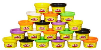 Play-doh cans