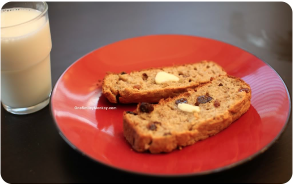 Banana Raisin Bread