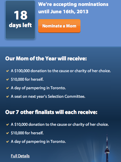 nominate a mom