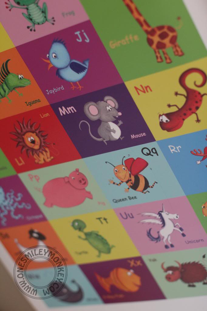 Animal Alphabet Poster