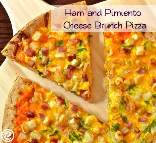 Ham and Pimiento Cheese Brunch Pizza Recipe