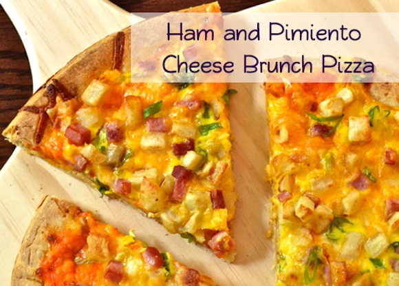 Ham and Pimiento Cheese Brunch Pizza Recipe