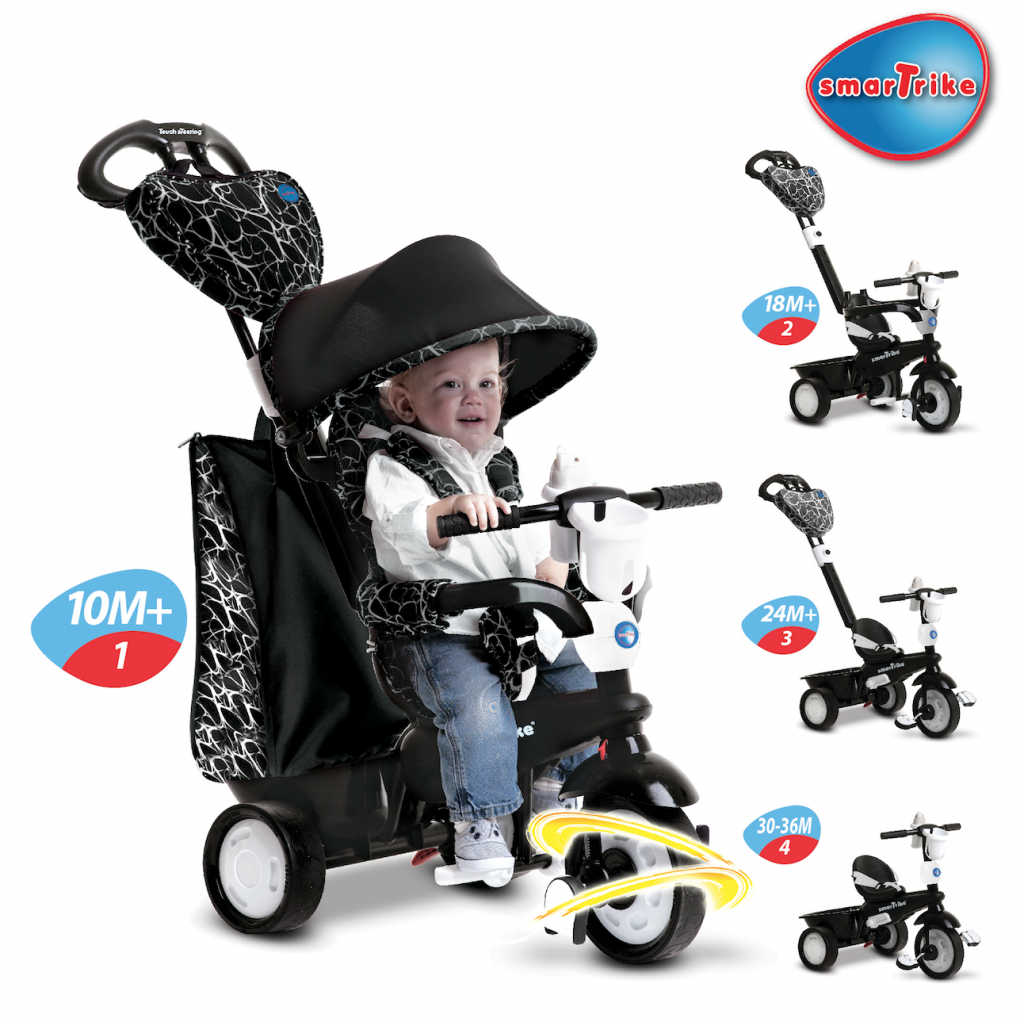 stand pay off Stupid SmarTrike: 4-in-1 Touch Steering Chic Tricycle {Giveaway} -  OneSmileyMonkey.com