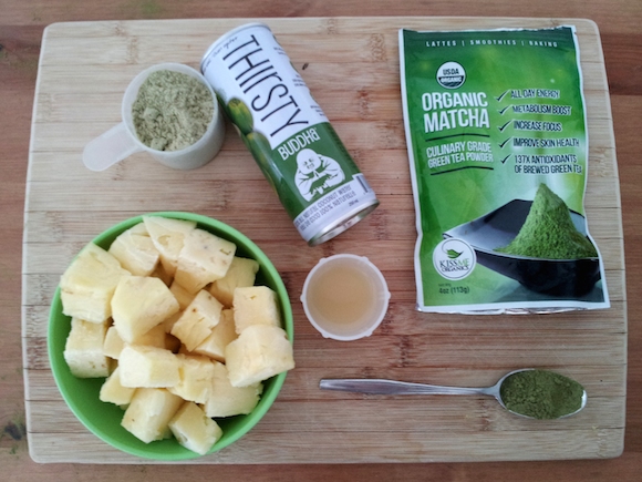 Tropical Matcha-Colada Smoothie Recipe