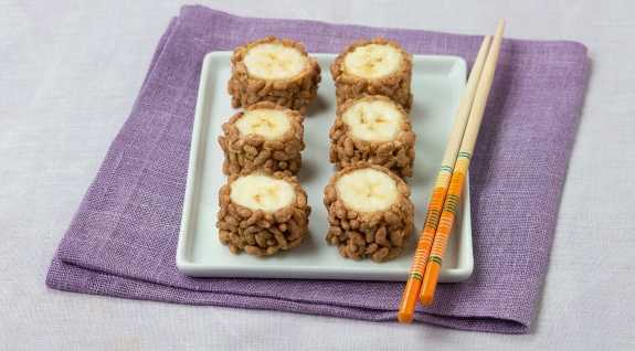 Peanut Butter and Banana Sushi {Recipe}