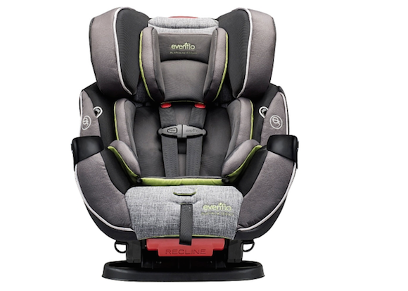 how to strap a baby car seat into a car