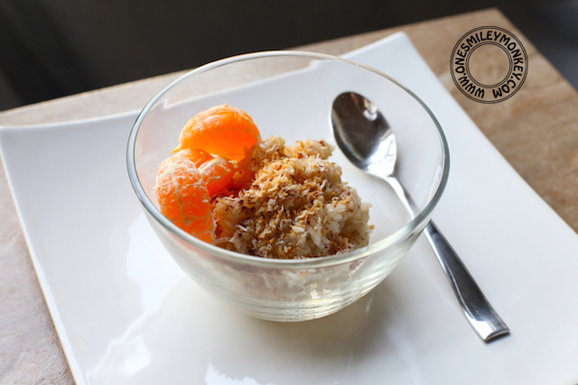 Rice Pudding with Mandarin Orange