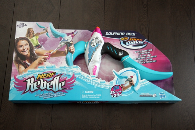Nerf Rebelle Super Soaker Dolphina Bow Blaster 