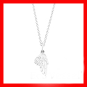  Sterling Silver Angel Wing Charm