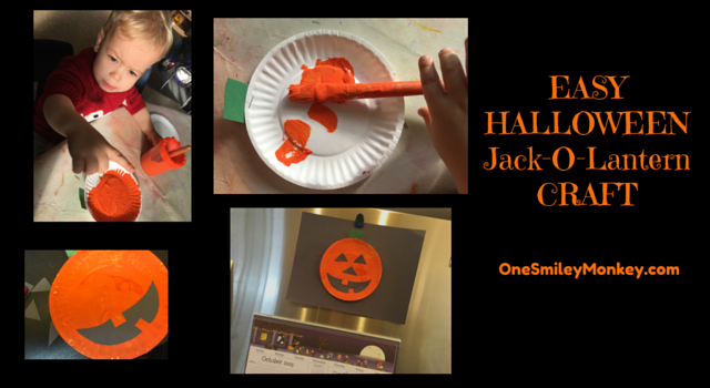 Halloween Jack-O-Lantern craft