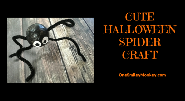 Halloween Spider Craft