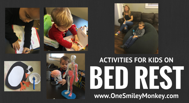 activities for kids on bed rest