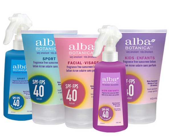 Alba Sun Care - group shot