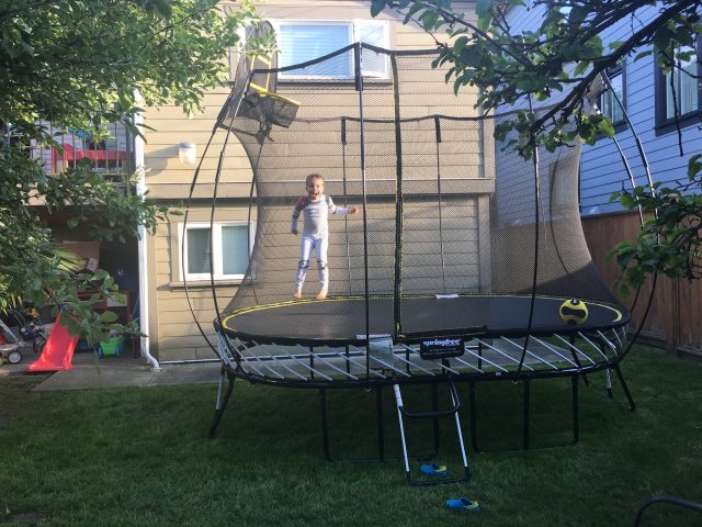 Springfree trampoline