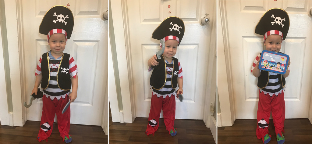 pirate costume kid