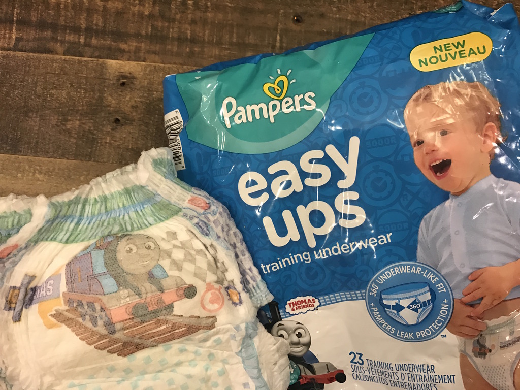 Potty Training Made Easy with Pampers Easy Ups Training Underwear!