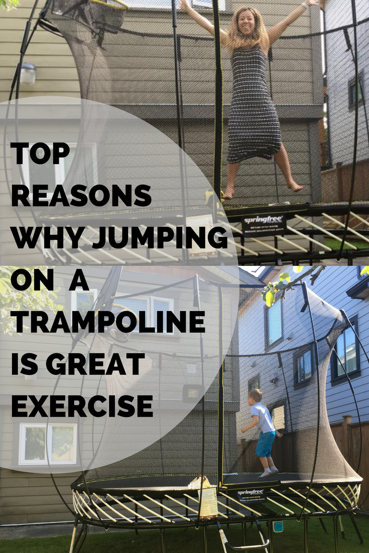 Jumping on a Trampoline is Great Exercise