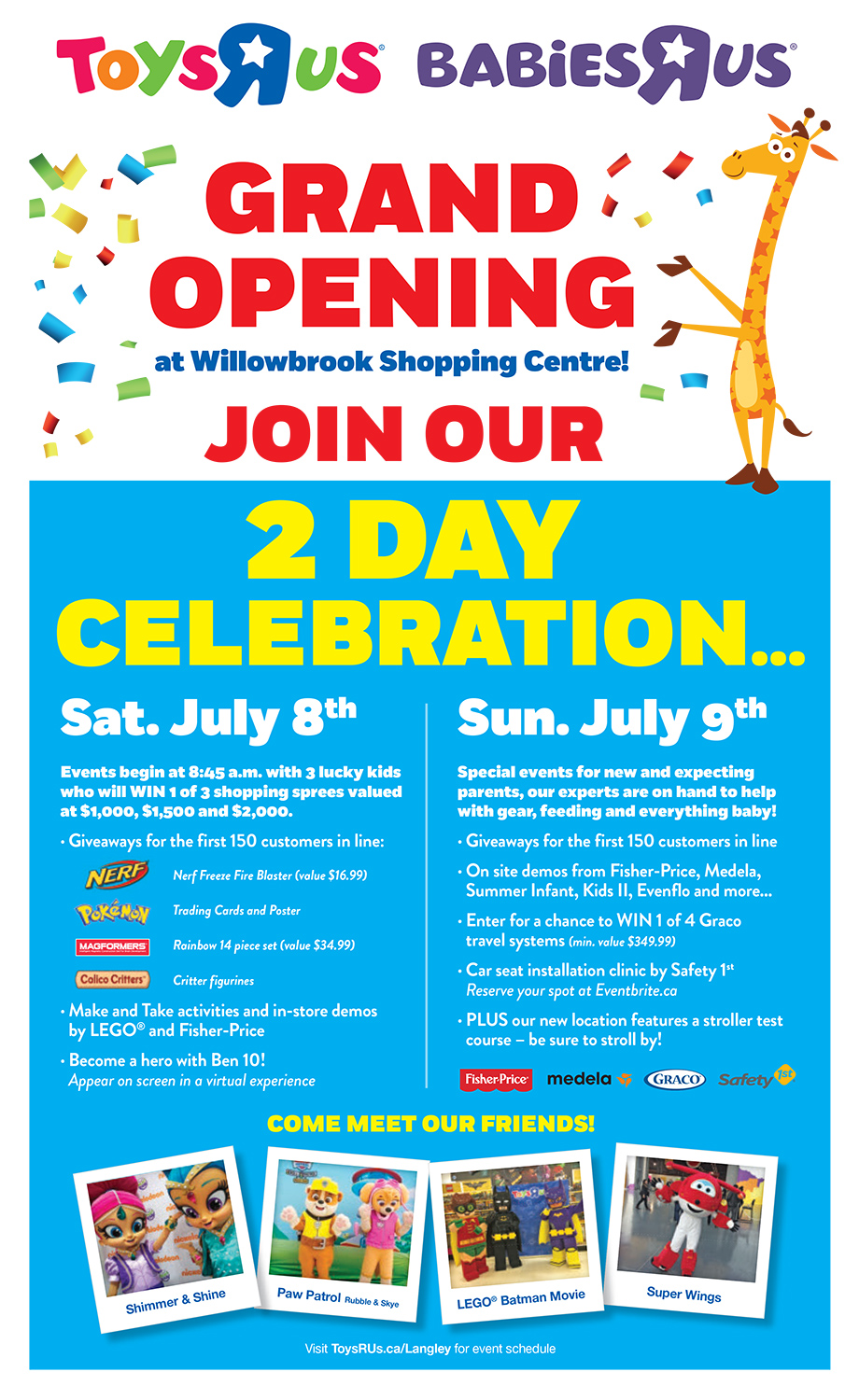 Langley Toys“R”Us and Babies“R”Us Grand Opening