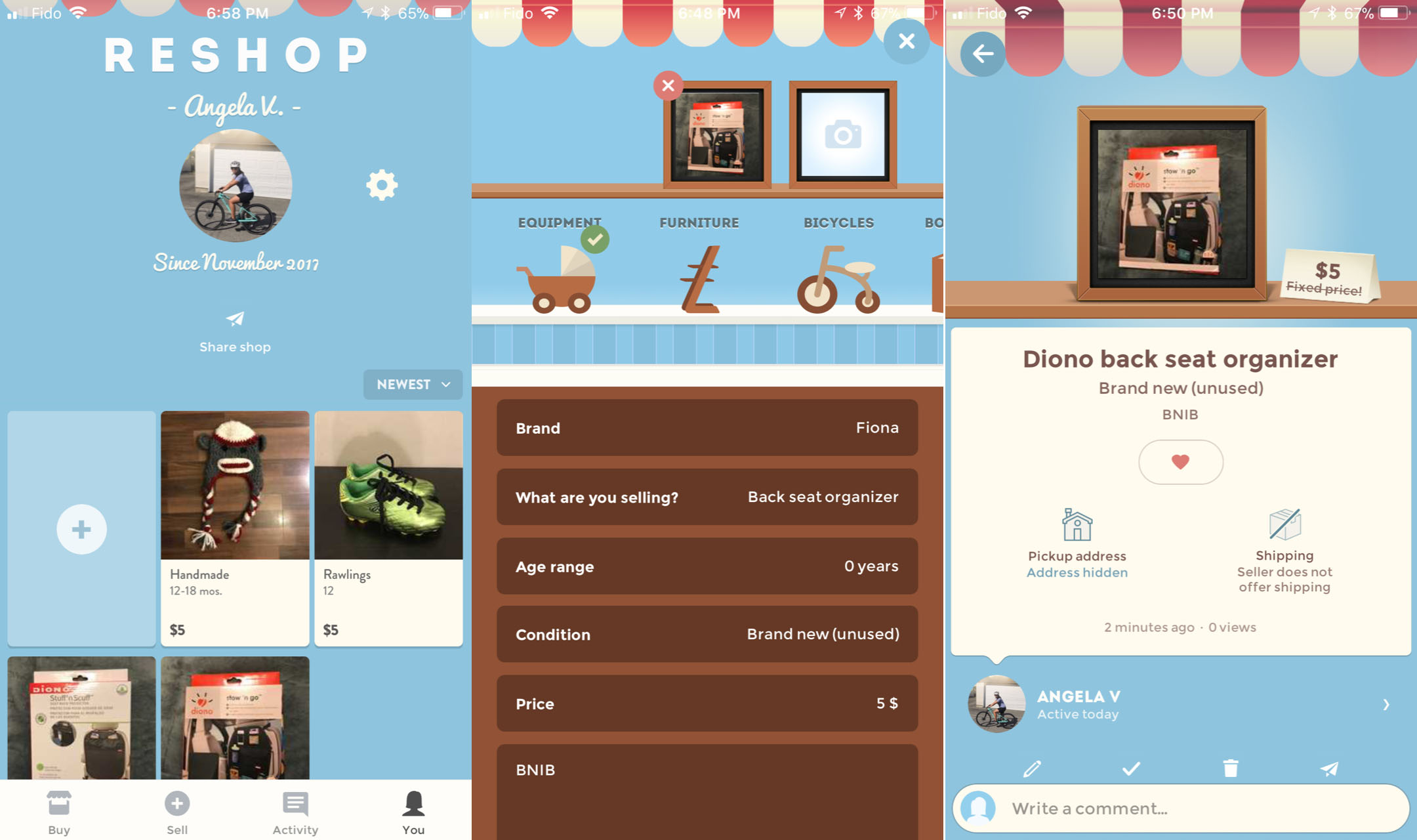 Easily sell your pre-loved kid stuff with Reshopper App