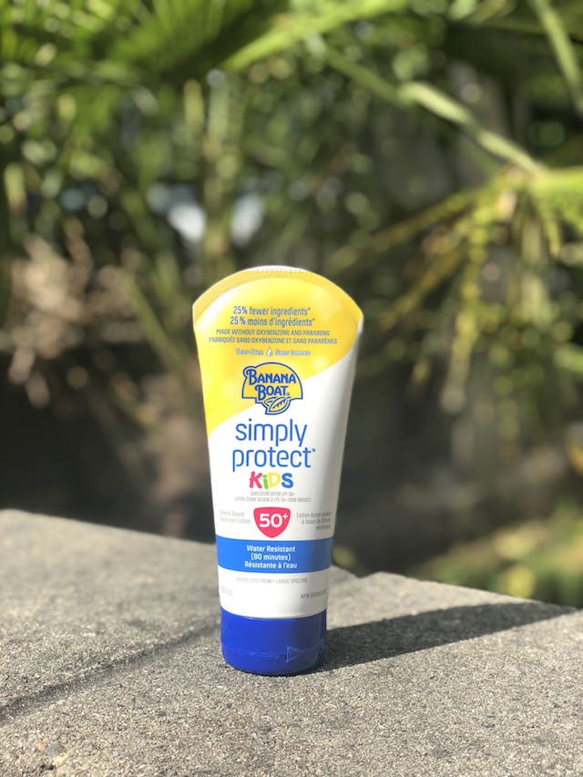 Banana Boat Simply Protect Kids Sunscreen Lotion Review