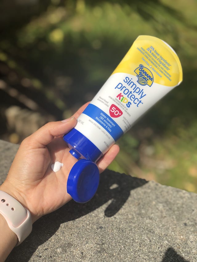 Banana Boat Simply Protect Kids Sunscreen Lotion Review