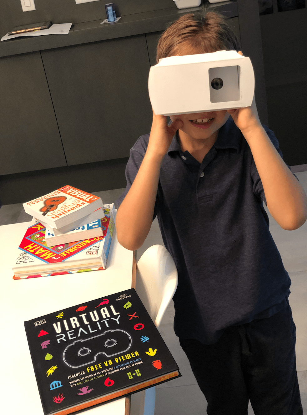 Math, Virtual Reality and Language for Kids!