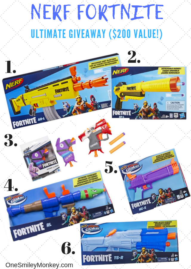 The Ultimate NERF Fortnite Giveaway {$200 value)