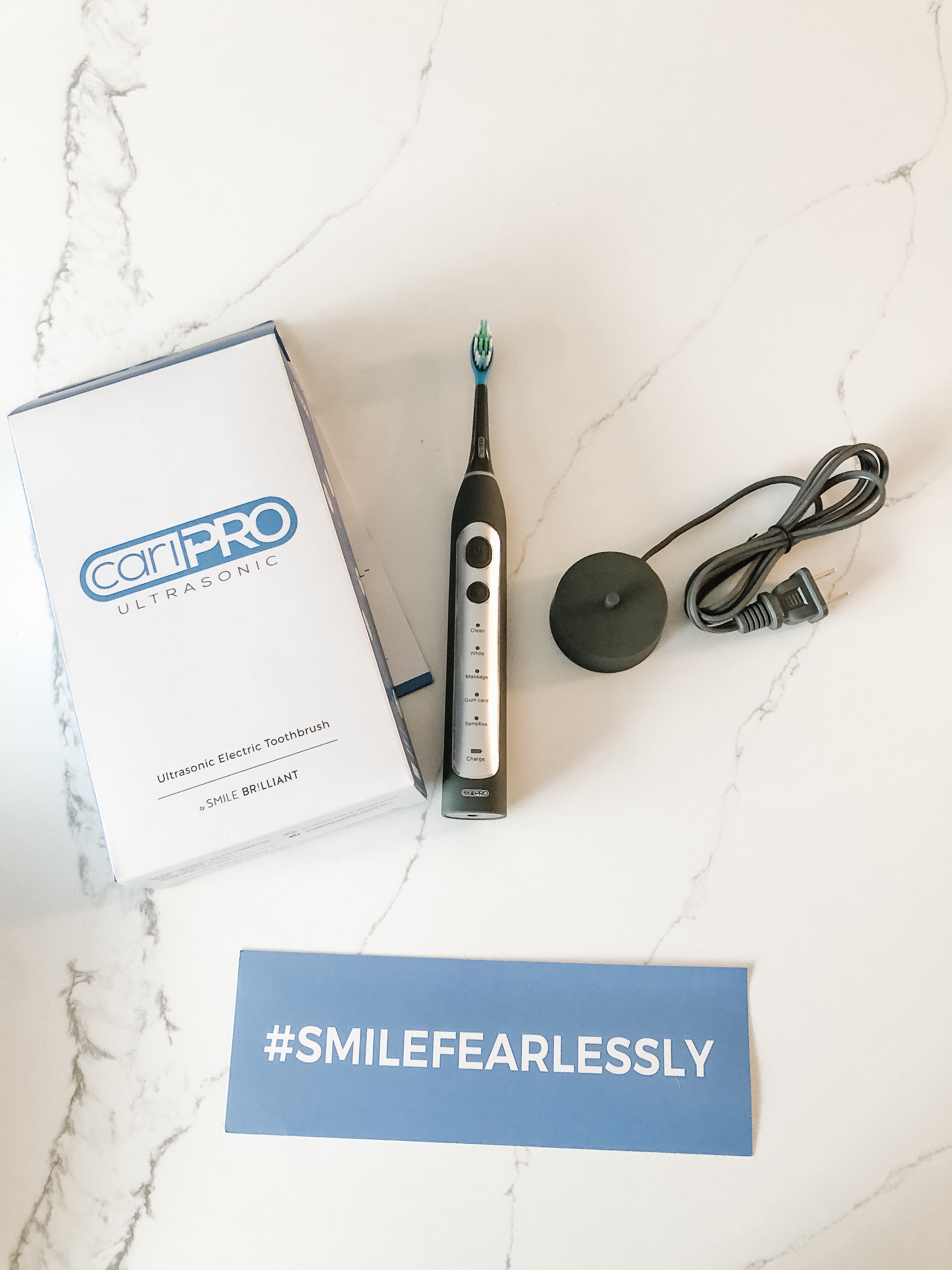 cariPRO Ultrasonic Electric Toothbrush Review {Giveaway}