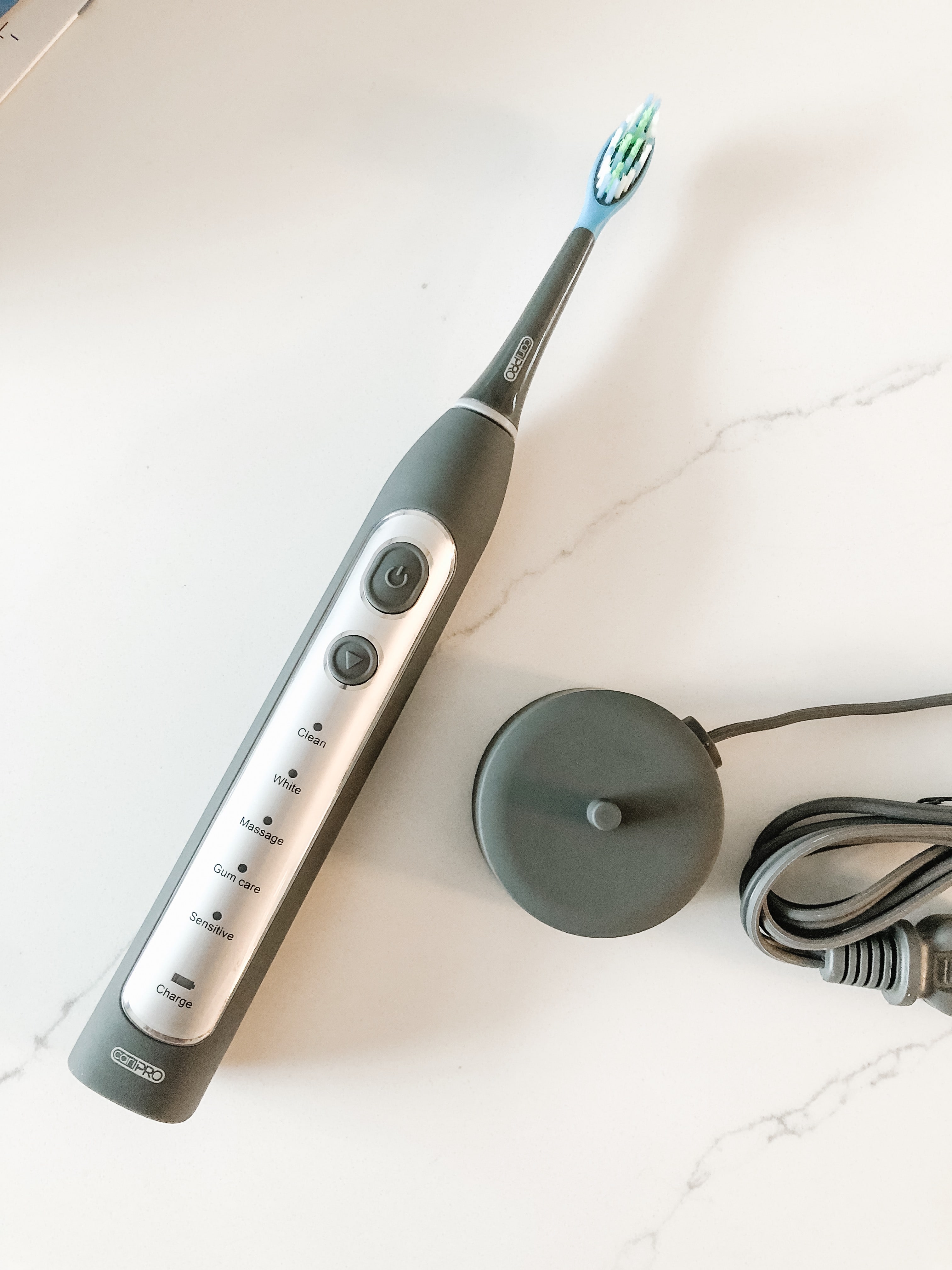 cariPRO Ultrasonic Electric Toothbrush Review {Giveaway}