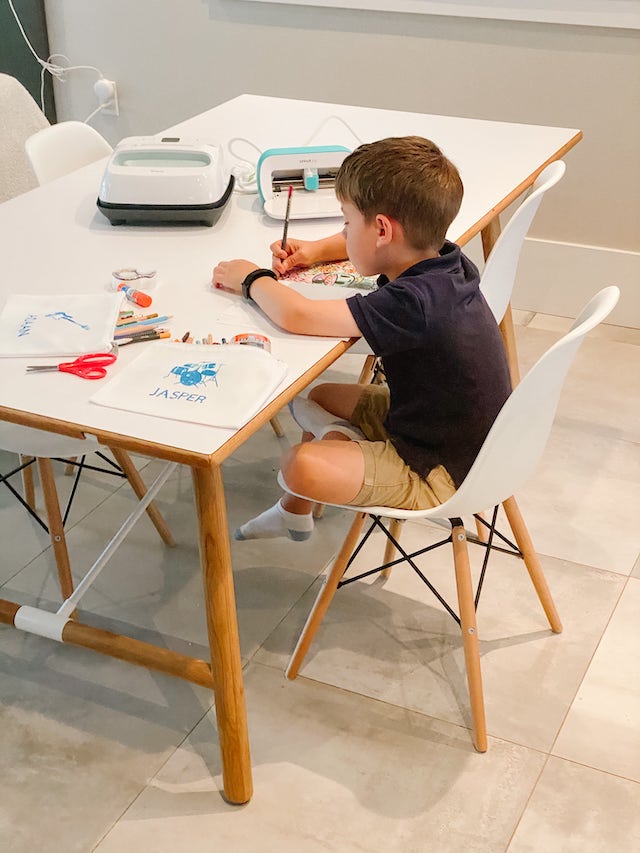 DIY Personalized Pencil and School Supply Bags