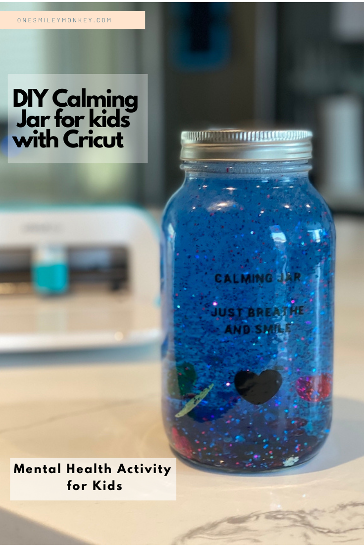 DIY Calming Jar, Mental Health Activity for Kids