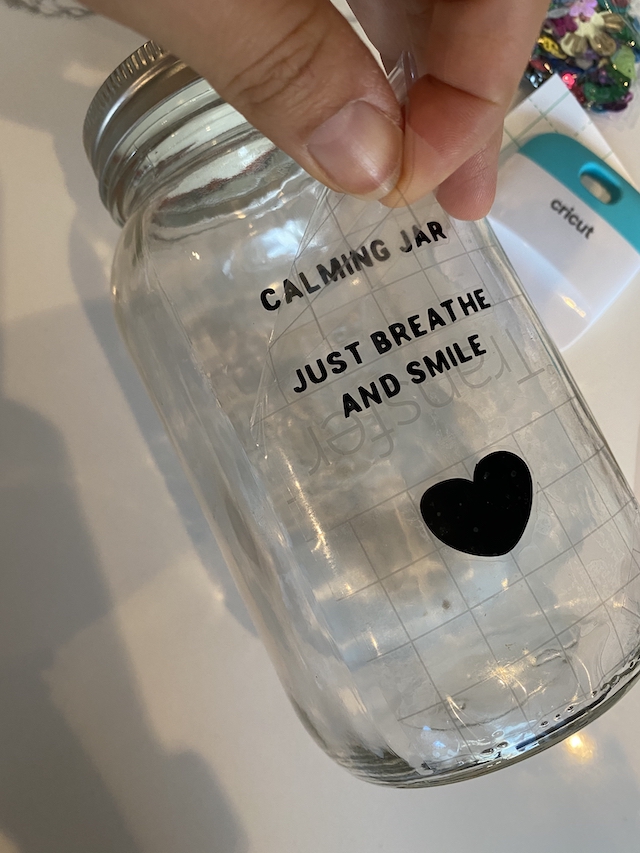 DIY Calming Jar, Mental Health Activity for Kids