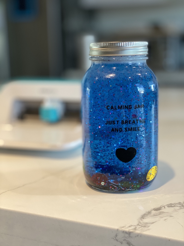 DIY Calming Jar, Mental Health Activity for Kids