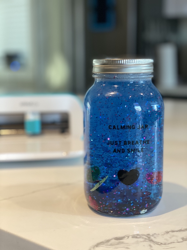 DIY Calming Jar, Mental Health Activity for Kids