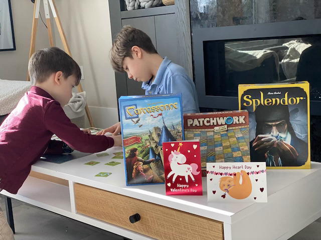 Fun Cozy Valentine's Day In with Board Games {Giveaway}