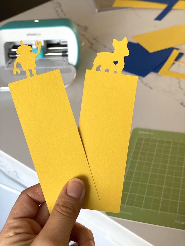 Fun Indoor Activity for Kids, Making Personalized Bookmarks with Cricut