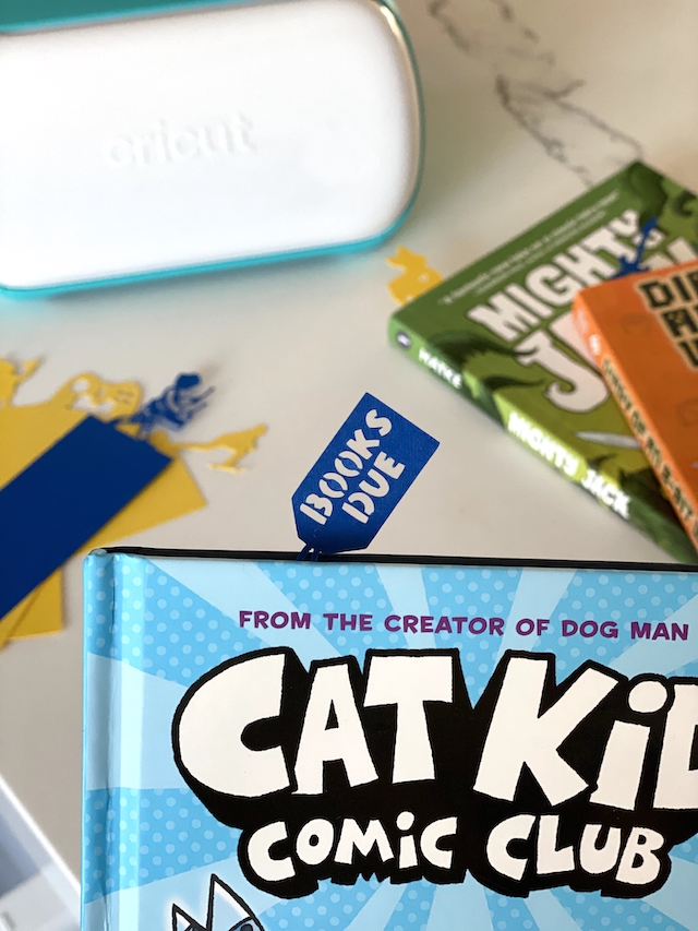 Fun Indoor Activity for Kids, Making Personalized Bookmarks with Cricut