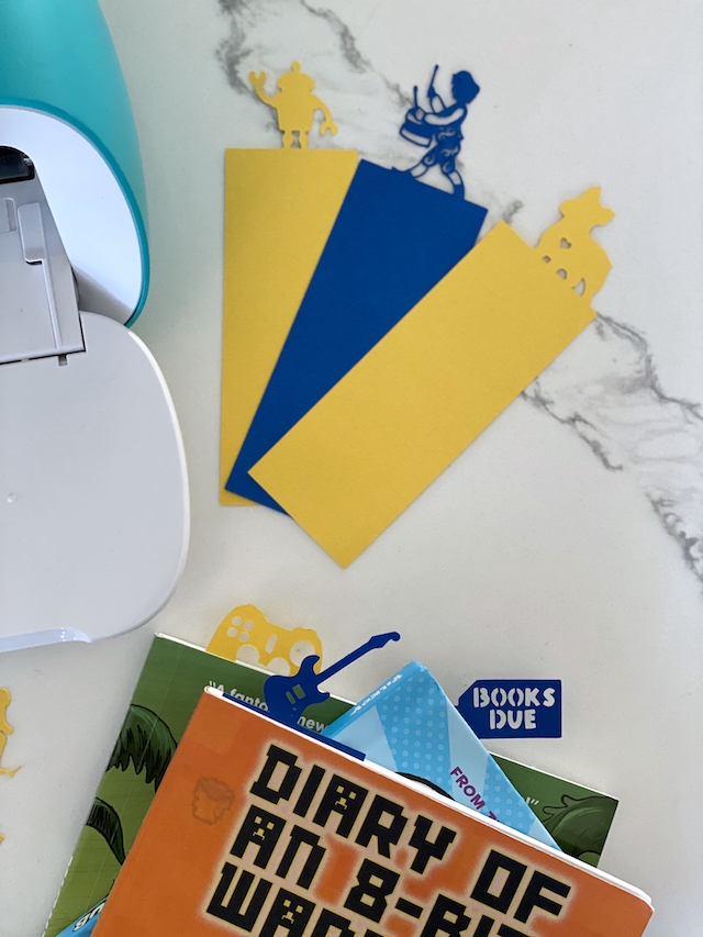 Fun Indoor Activity for Kids, Making Personalized Bookmarks with Cricut