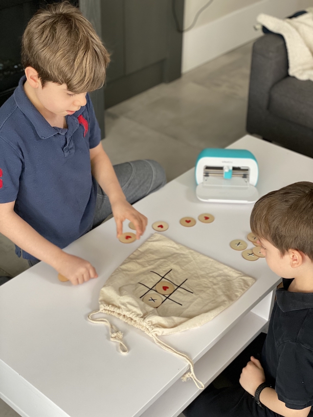 DIY Tic-Tac-Toe Game for Kids with Cricut