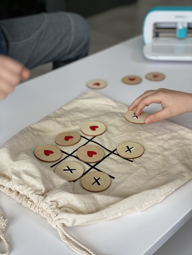 DIY Tic-Tac-Toe Game for Kids with Cricut