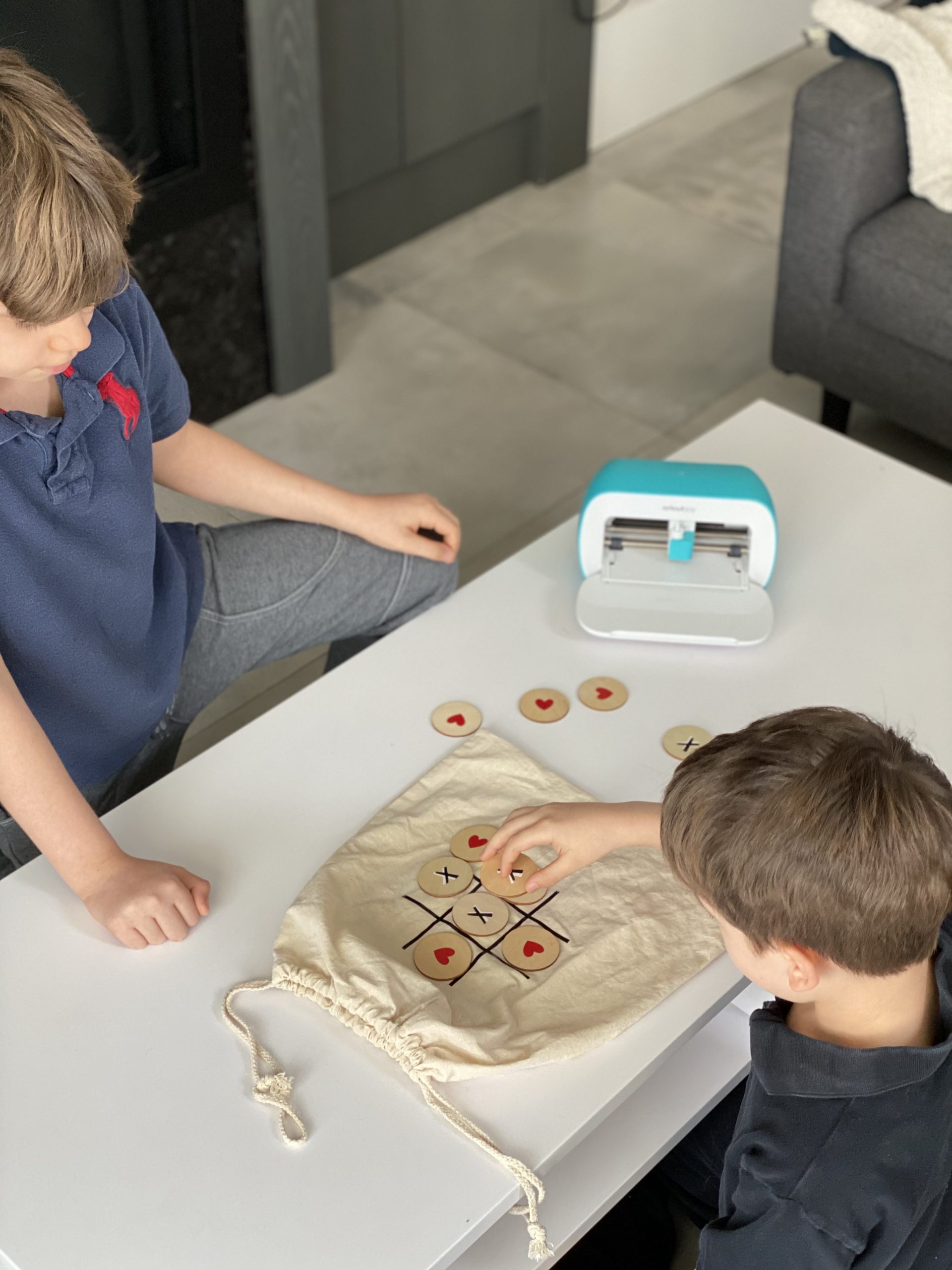 DIY Tic-Tac-Toe Game for Kids with Cricut