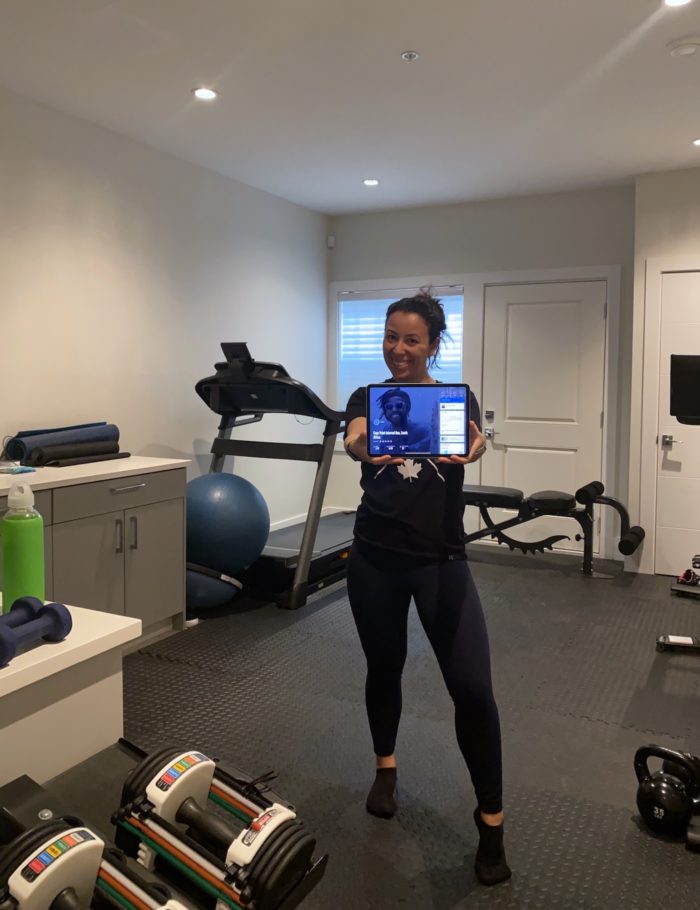 Working Out at Home Using The iFit App